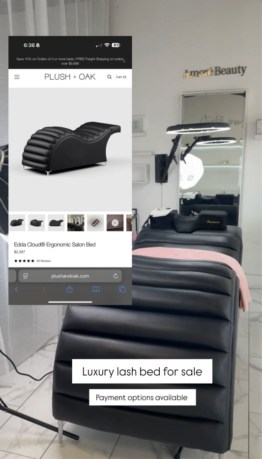 Luxury lash bed