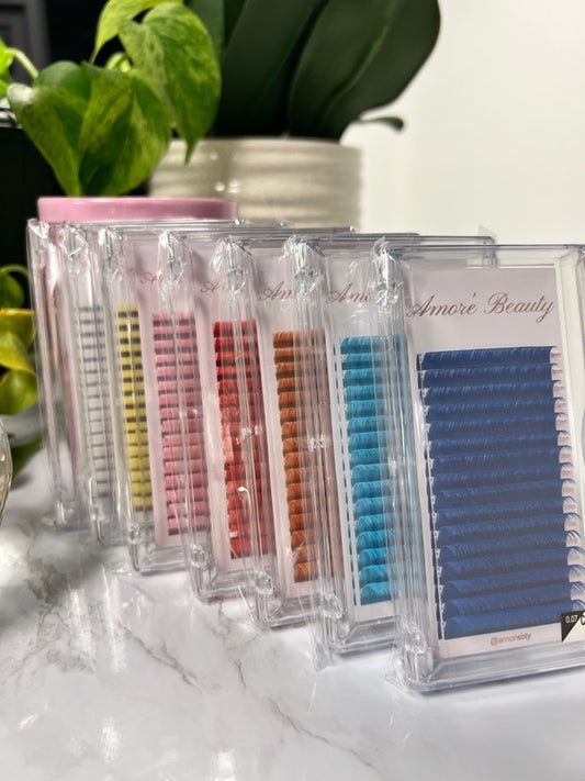 COLORED LASH TRAYS