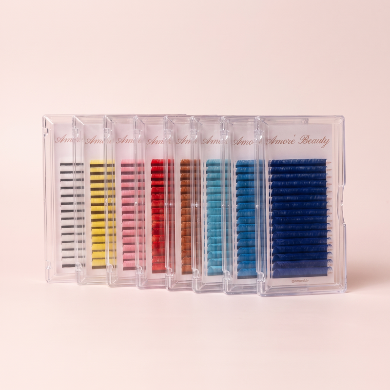 COLORED LASH TRAYS